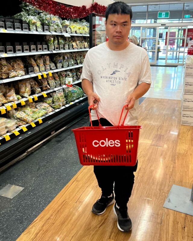 Grocery shopping #coles #ndisprovider #ndisaustralia #ndissupport #wishdisability