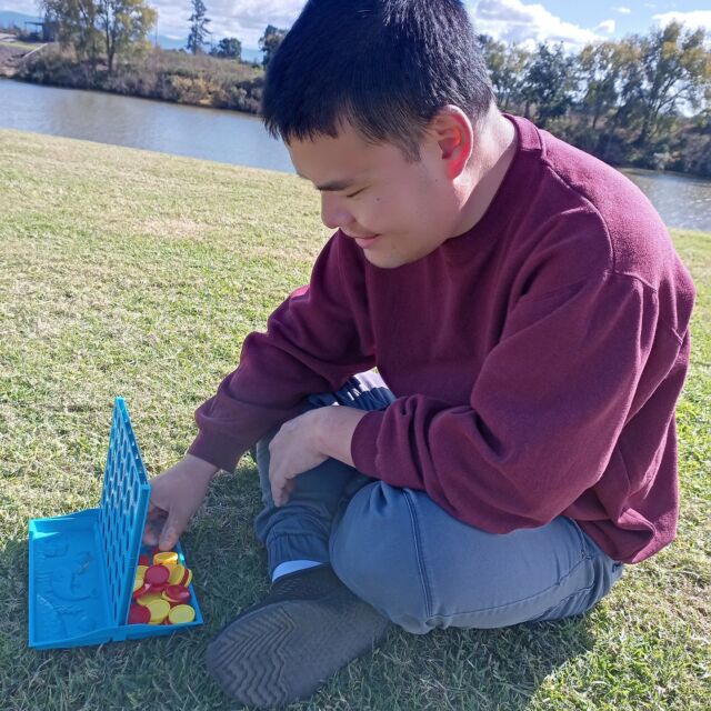 connected with nature #connectfour #connect4 #wishdisability #ndis #sil